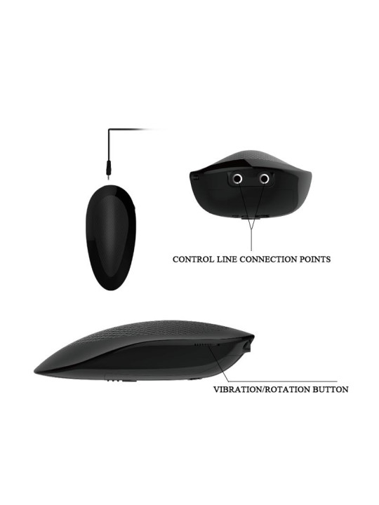 Oliver Dildo Realista con Vibración y Rotación Control Remoto