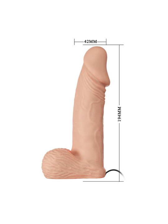 Arnés con Dildo y Vibración 7.6