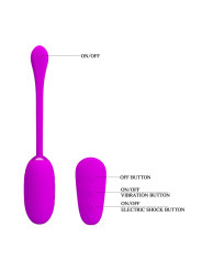 Shock Fun Huevo Vibrador con Electro Shock y Control Remoto