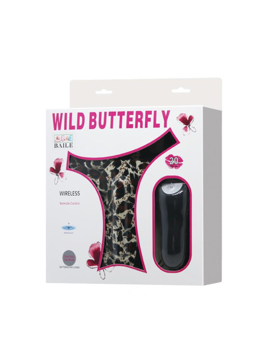Wild Butterfly Braguita con Bala Vibradora y Control Remoto