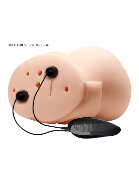 Masturbador Vagina y Ano con Vibración