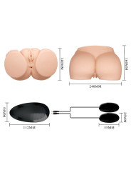 Masturbador Vagina y Ano con Vibración