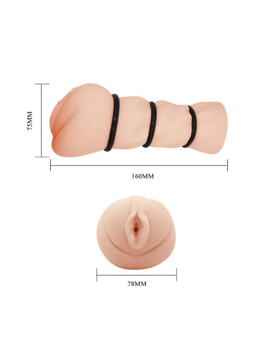 Pocket Pussy Masturbador Vagina 3D