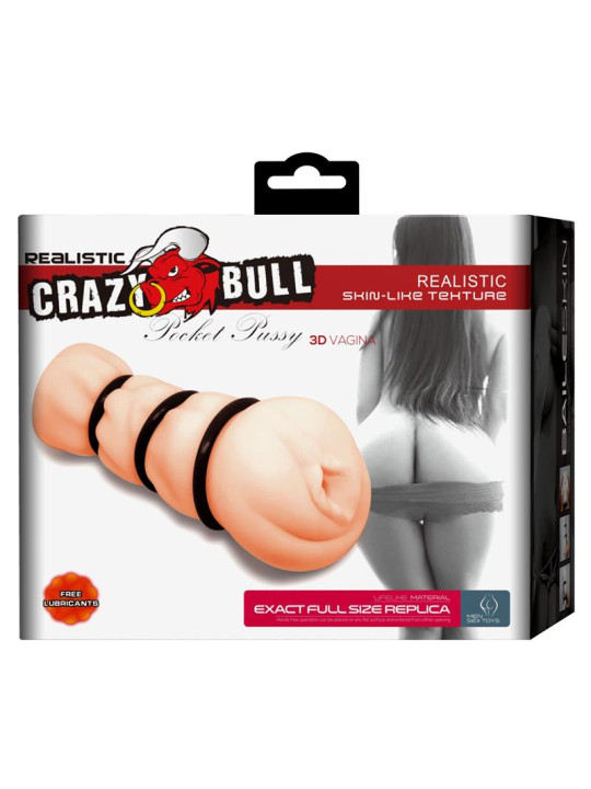 Pocket Pussy Masturbador Vagina 3D