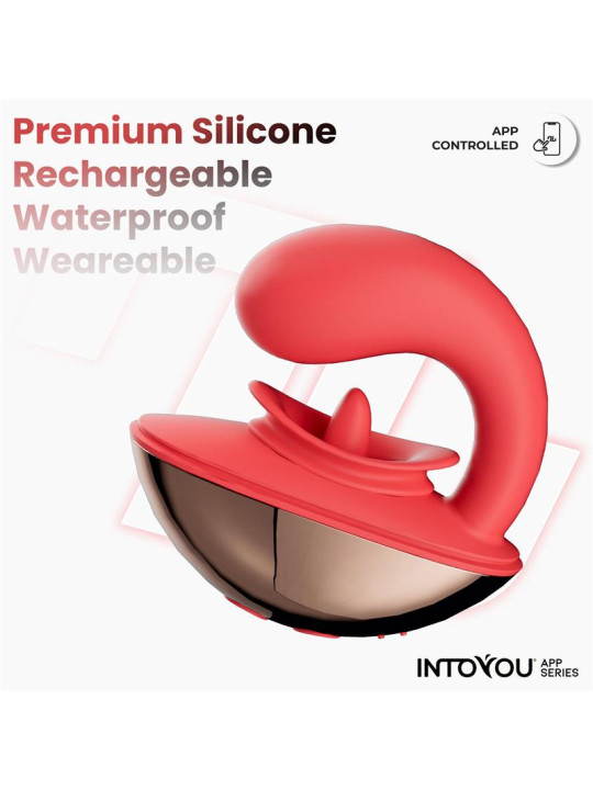 Estimulador con Vibración y Lengua - Juguetes XXX | Rondy con App