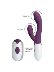 Vibrador Andre 30 funciones Purpura - ¡Explora el placer!