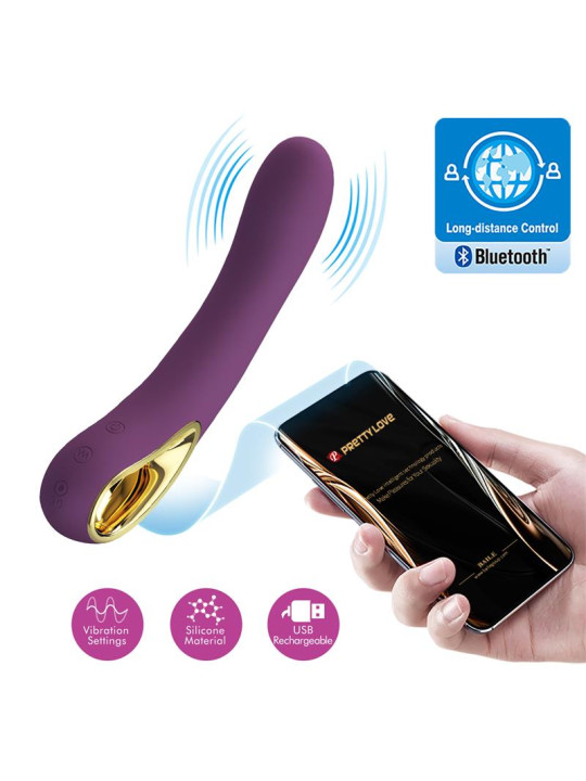 Vibrador Ethan con APP - Juguetes Púrpura | ¡Descubre la diversión!