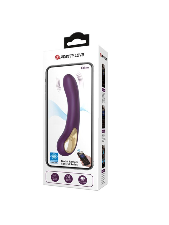 Vibrador Ethan con APP - Juguetes Púrpura | ¡Descubre la diversión!