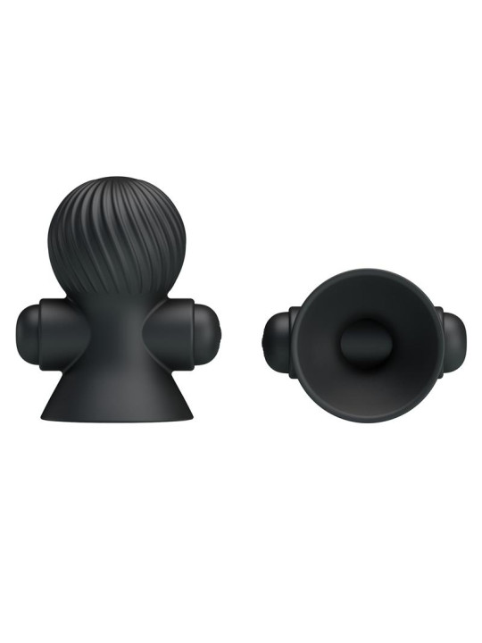 Funda Vibración Pezones Negro - Juguetes Sensuales