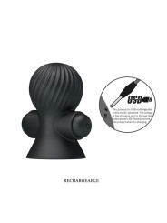 Funda Vibración Pezones Negro - Juguetes Sensuales