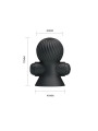 Funda Vibración Pezones Negro - Juguetes Sensuales