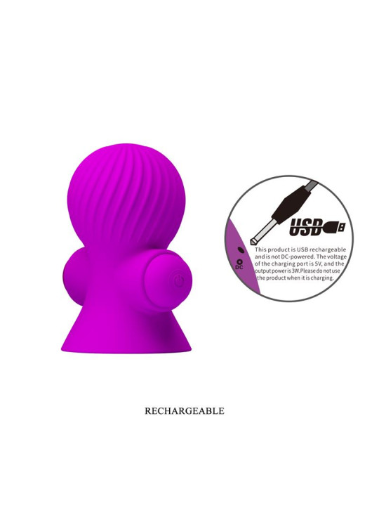 Funda Vibración Rosa para Pezones - Juguetes Sensuales