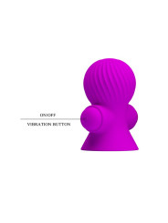 Funda Vibración Rosa para Pezones - Juguetes Sensuales