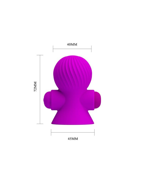 Funda Vibración Rosa para Pezones - Juguetes Sensuales