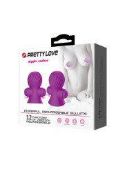 Funda Vibración Rosa para Pezones - Juguetes Sensuales