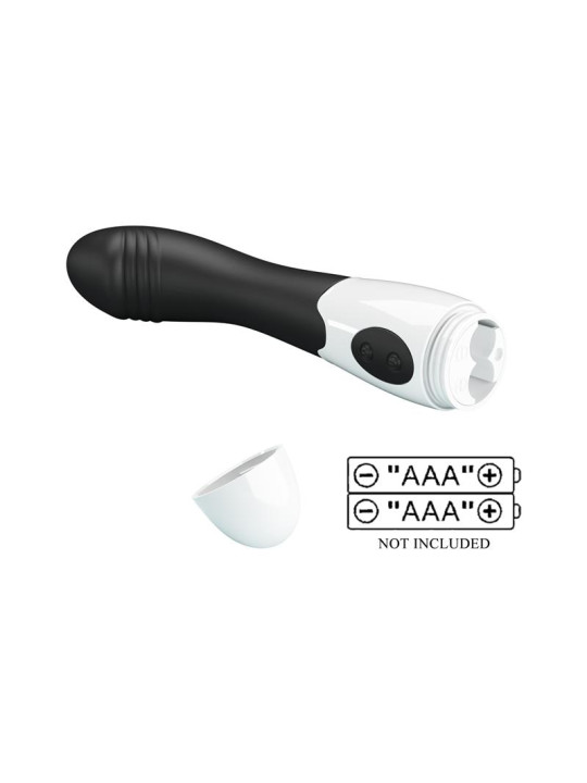 Vibrador Elemental 30 Funciones Negro - Juguetes Sensuales