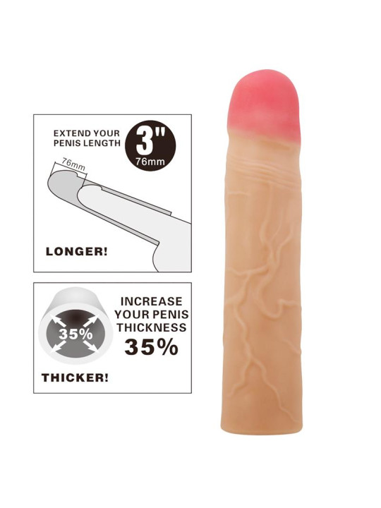 Funda Pene Extended Penis 3 Kylian - Juguetes Eróticos
