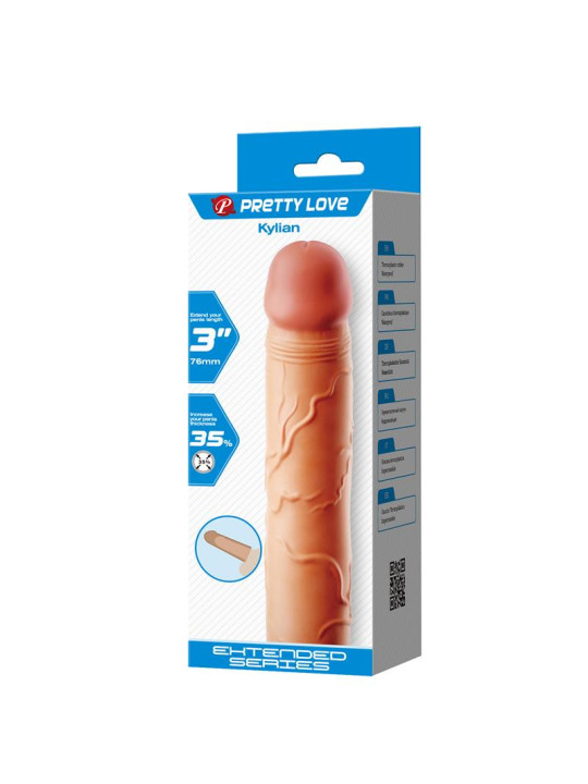 Funda Pene Extended Penis 3 Kylian - Juguetes Eróticos