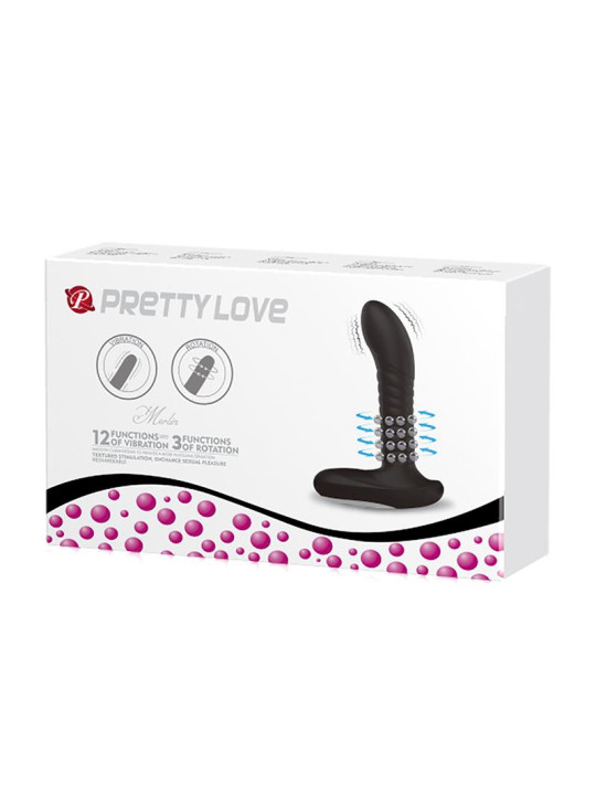 Estimulador Anal con Bolas Internas y Rotación | Juguetes Eróticos