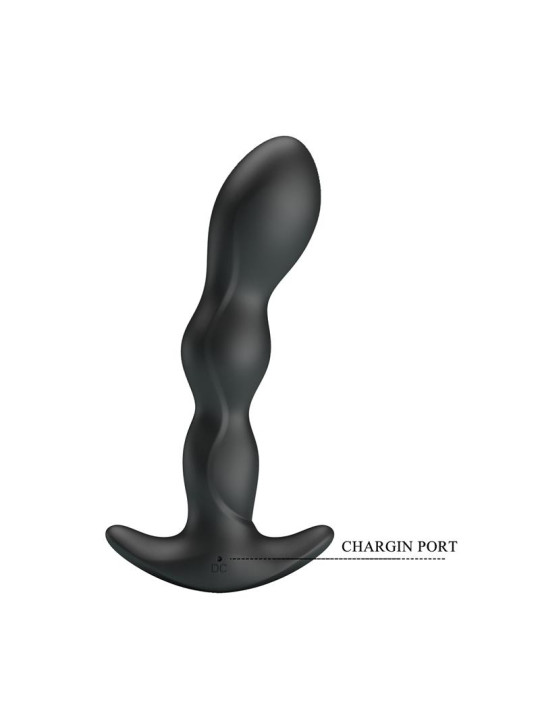 Yale Plug Anal Vibración Negro - Juguetes Eróticos