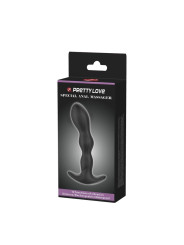 Yale Plug Anal Vibración Negro - Juguetes Eróticos