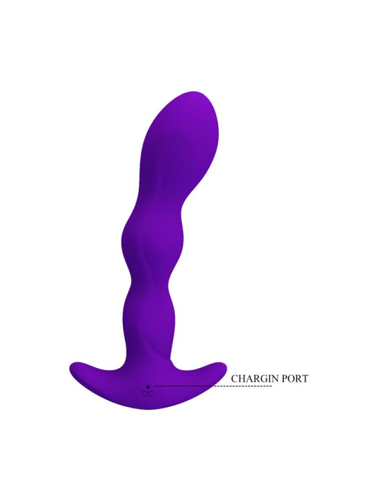 Yale Plug Anal Vibración Púrpura - Juguetes Eróticos