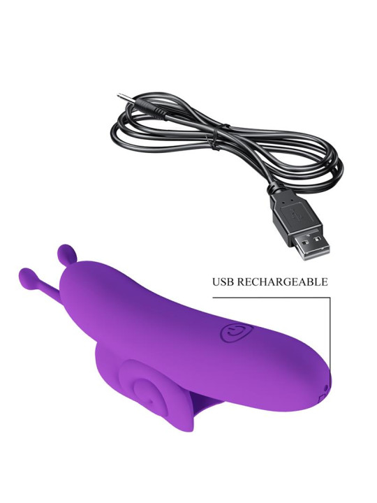 Dedo Snail: Vibrador Divertido para Juegos Íntimos
