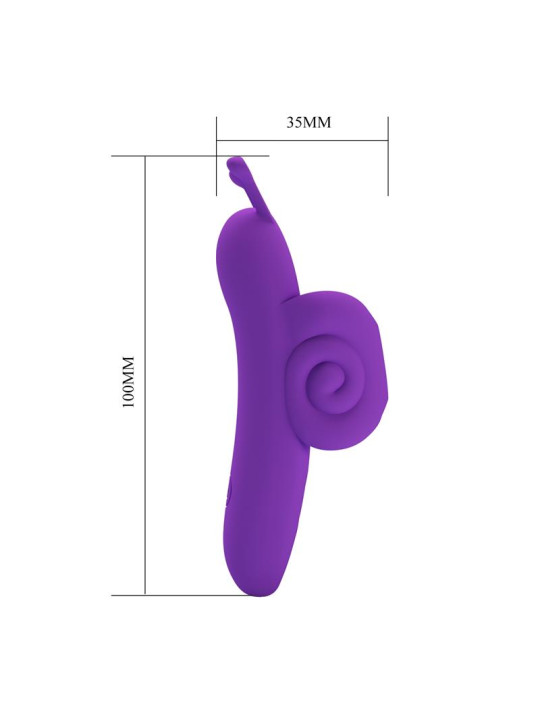 Dedo Snail: Vibrador Divertido para Juegos Íntimos