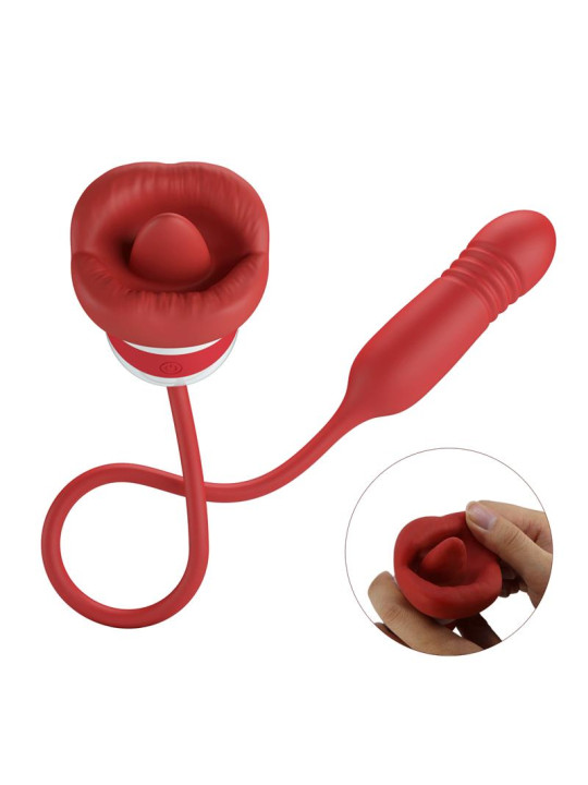 Estimulador de Boca con Bala Vibradora - Juguetes Sensuales