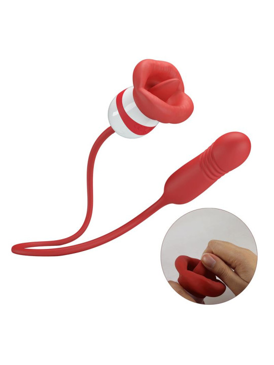 Estimulador de Boca con Bala Vibradora - Juguetes Sensuales