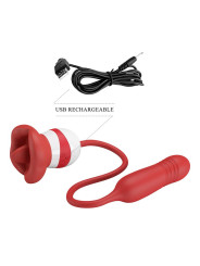 Estimulador de Boca con Bala Vibradora - Juguetes Sensuales