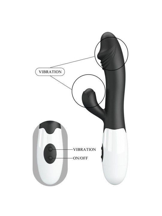Vibrador Snappy 30 funciones Negro - Juguetes Eróticos de Calidad