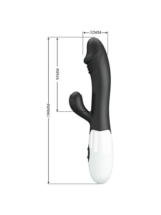 Vibrador Snappy 30 funciones Negro - Juguetes Eróticos de Calidad