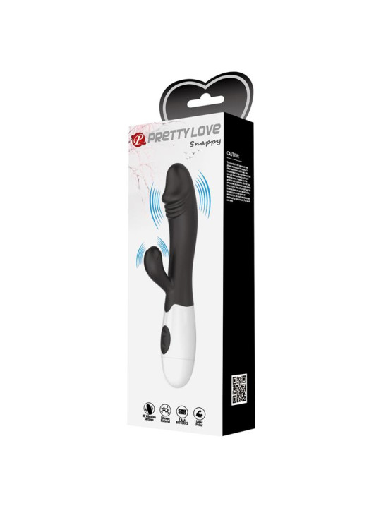 Vibrador Snappy 30 funciones Negro - Juguetes Eróticos de Calidad