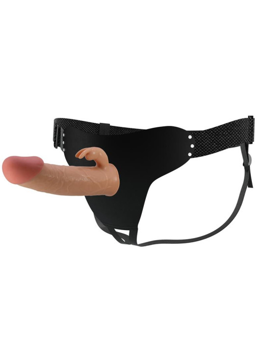 Arnés con Dildo Hueco 19 cm Mavis - ¡Juguete Sensacional!