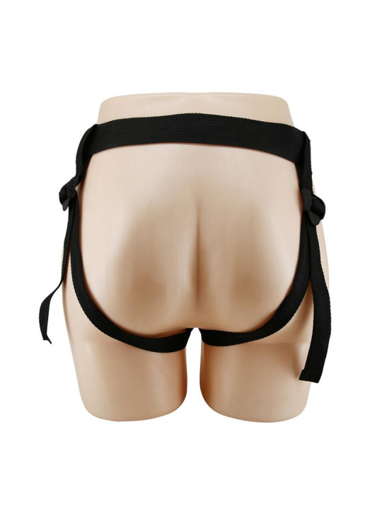 Arnés con Dildo Hueco 19 cm Mavis - ¡Juguete Sensacional!