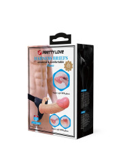 Arnés con Dildo Hueco 19 cm Mavis - ¡Juguete Sensacional!