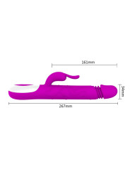 Vibrador con Bolas Rolling y Movimiento Up and Down - Juguetes Adultos