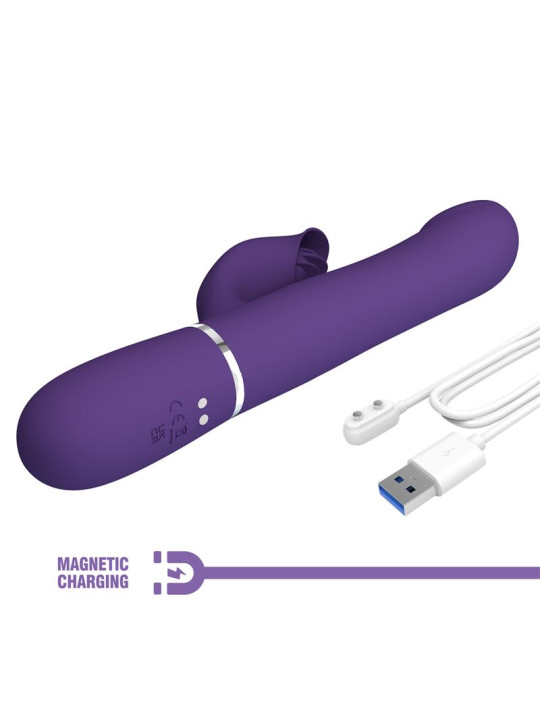 Vibrador Zalin con Bolas Rotatorias USB - Juguetes Sensuales
