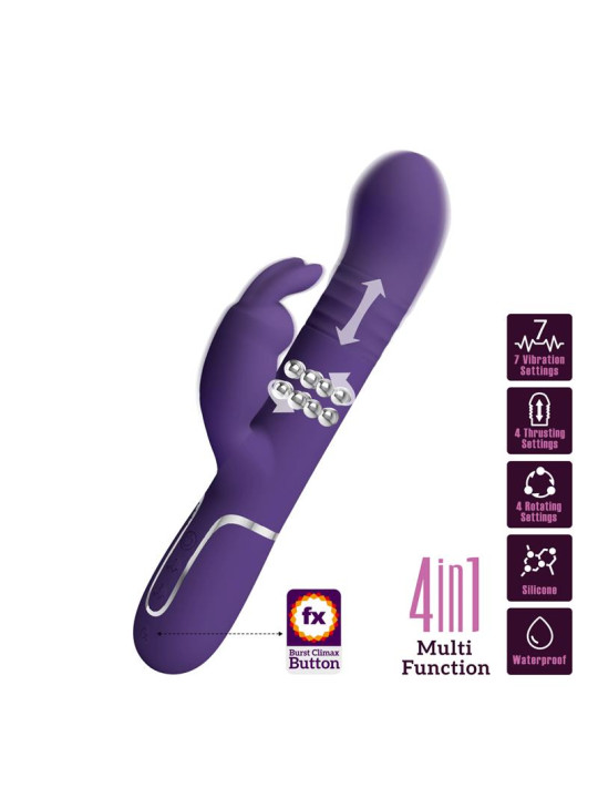 Vibrador Coale con Thursting y Bolas Rotatorias - Juguetes Sensuales