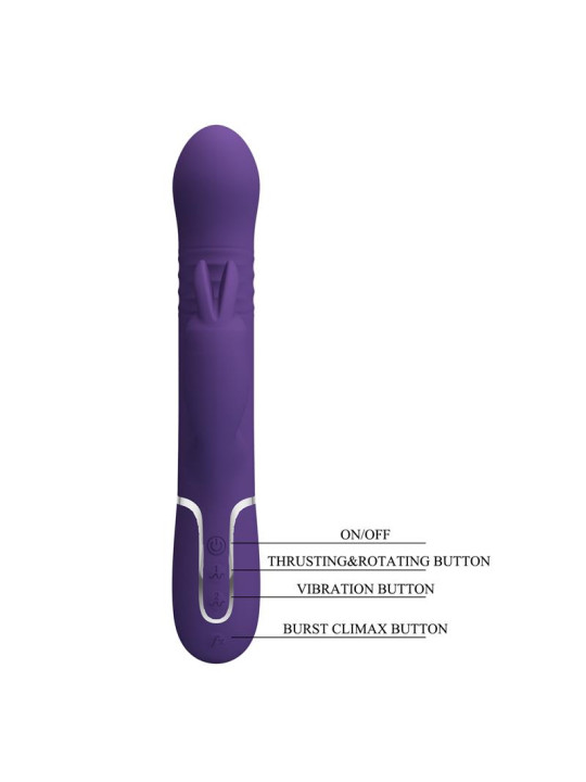 Vibrador Coale con Thursting y Bolas Rotatorias - Juguetes Sensuales