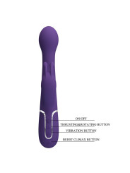 Vibrador Dejon con Thursting y Rotación - ¡Explora el Placer!