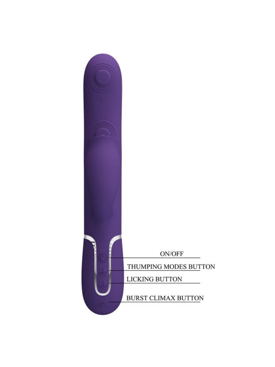 Vibrador Gigi con Licking y Thumping - Juguetes Sensuales