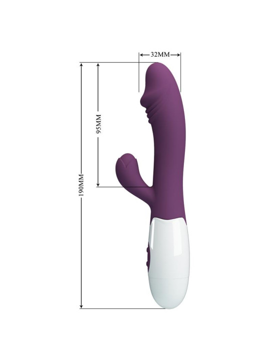 Vibrador Snappy 30 funciones Púrpura - Juguetes Eróticos de Calidad
