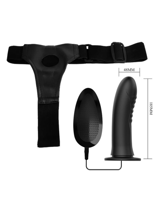 Arnés con Dildo Vibrador 7.2 - Juguetes Eróticos | Nombre de la Tienda