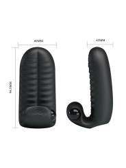 Funda Dedo Vibración Negro - Juguetes Divertidos