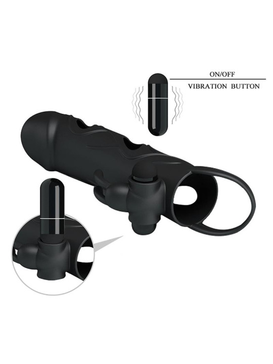 Funda Vibradora para Pene 5.5 - Juguetes Eróticos