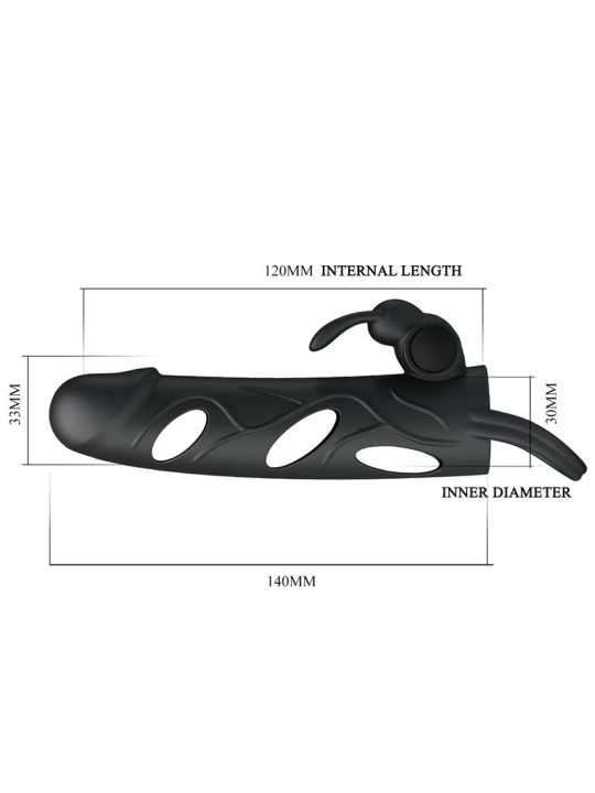Funda Vibradora para Pene 5.5 - Juguetes Eróticos