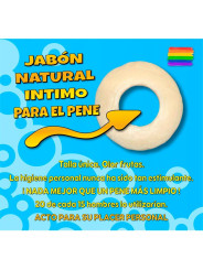 Jabón en Forma de Anillo para el Pene Naranja