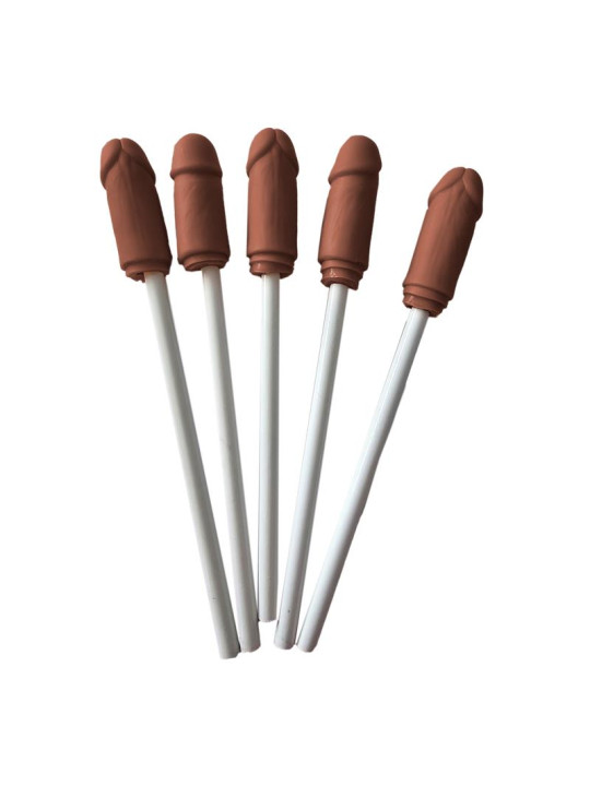5 Lapiceros con la Punta de Pene Mulato